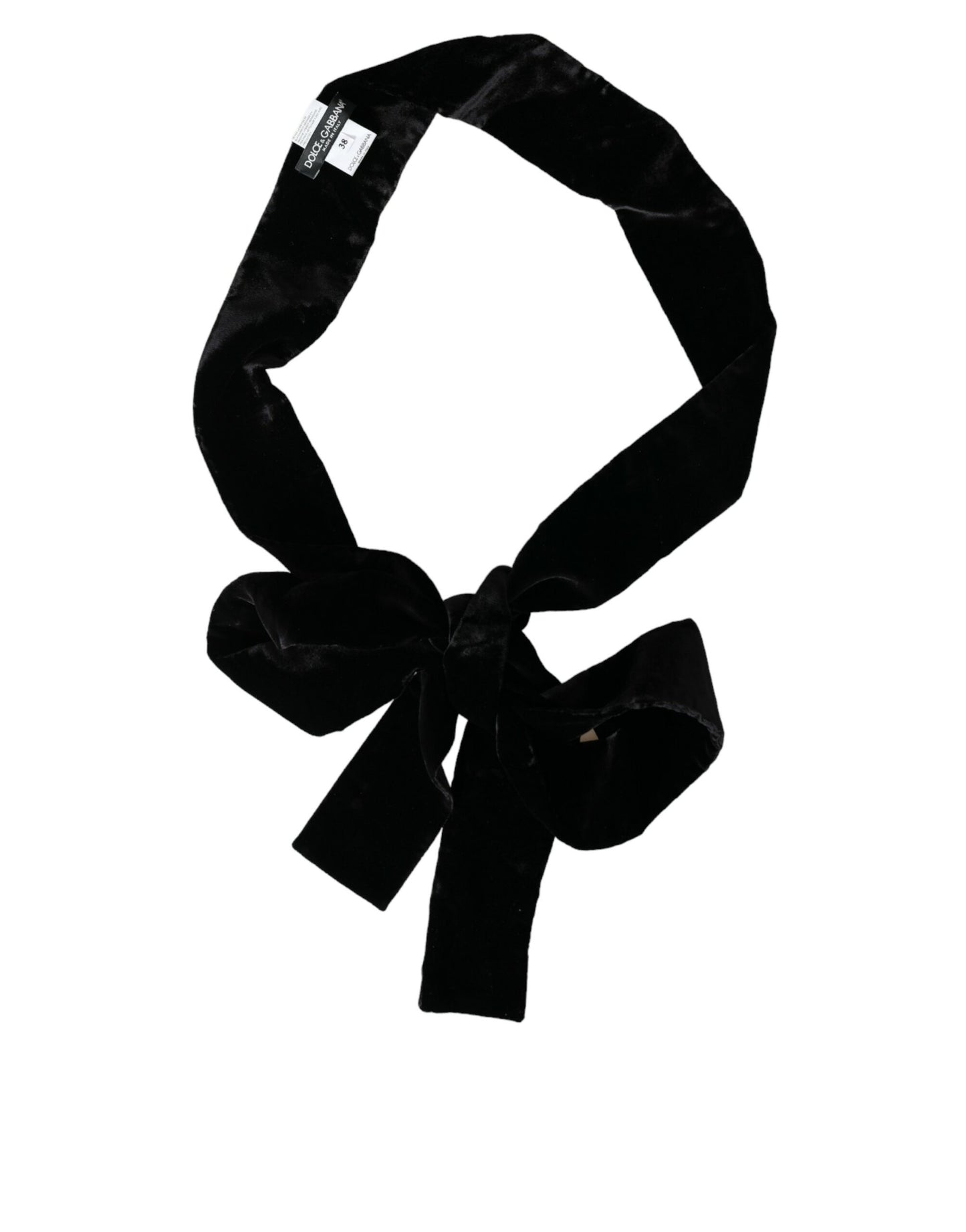 Ceinture large en viscose noire Dolce & Gabbana pour femme