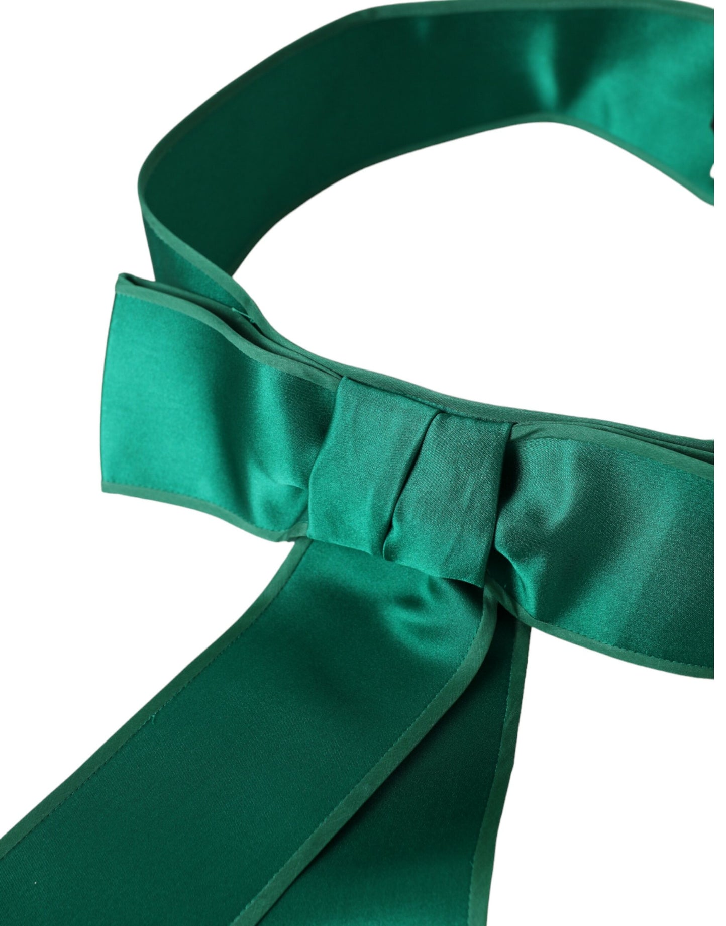 Ceinture en satin de soie vert Dolce & Gabbana pour femme