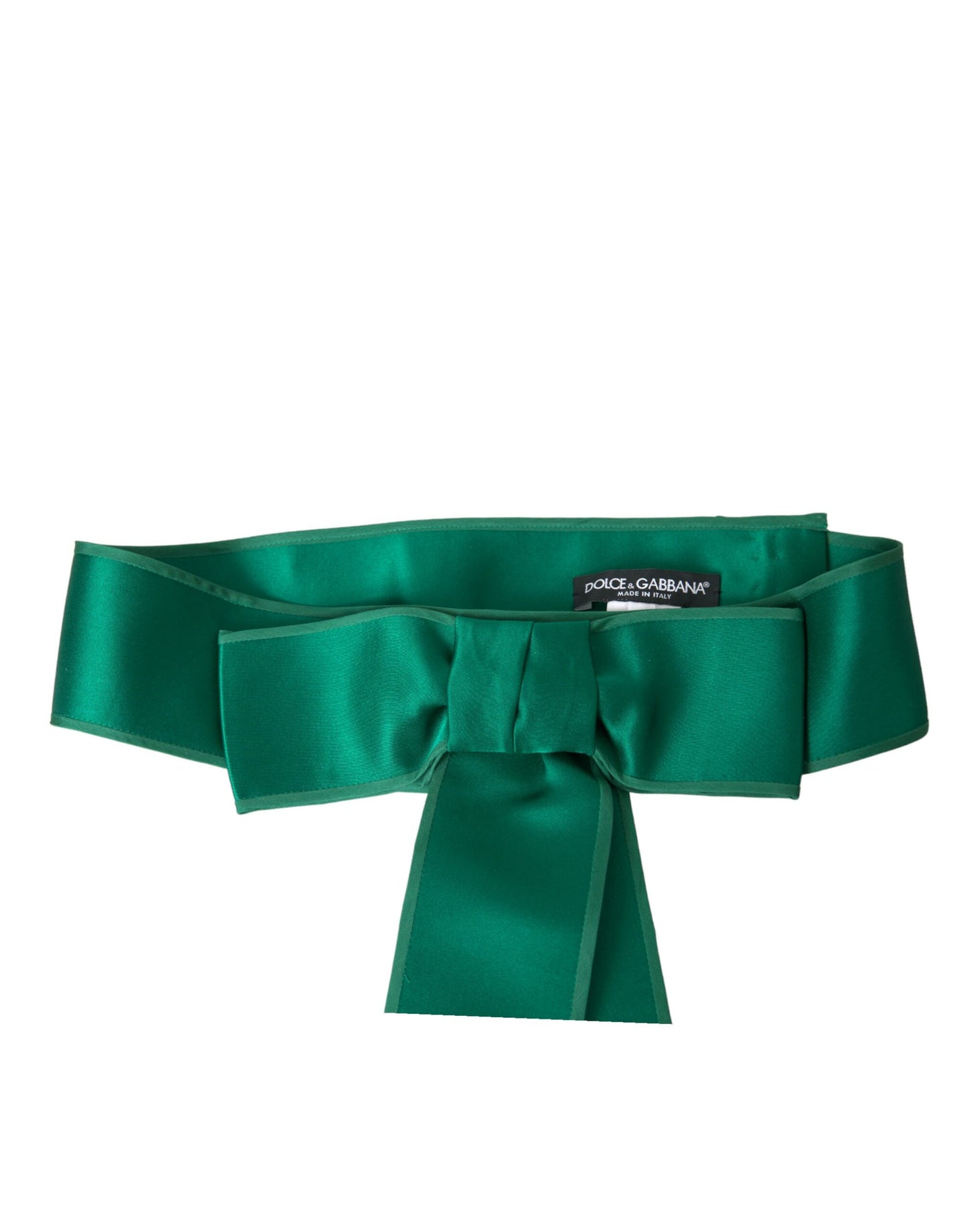 Ceinture en satin de soie vert Dolce & Gabbana pour femme