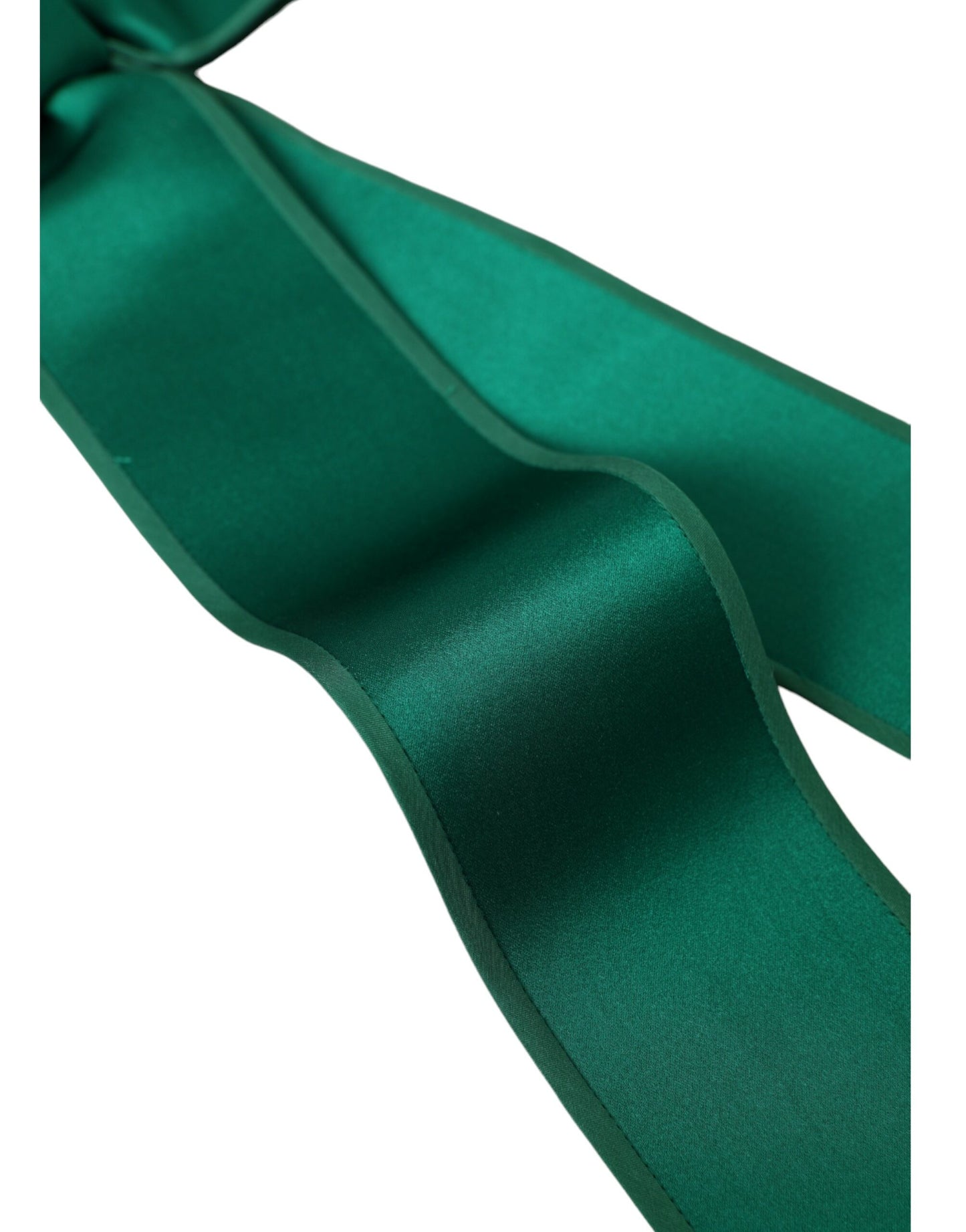 Ceinture en satin de soie vert Dolce & Gabbana pour femme
