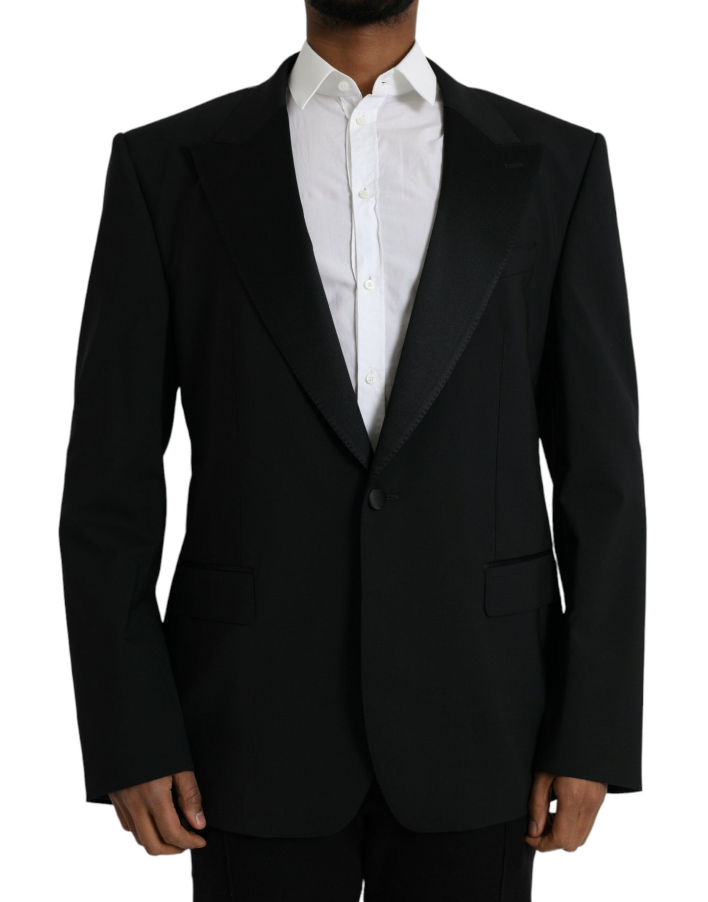 Blazer simple boutonnage noir Dolce & Gabbana SICILIA