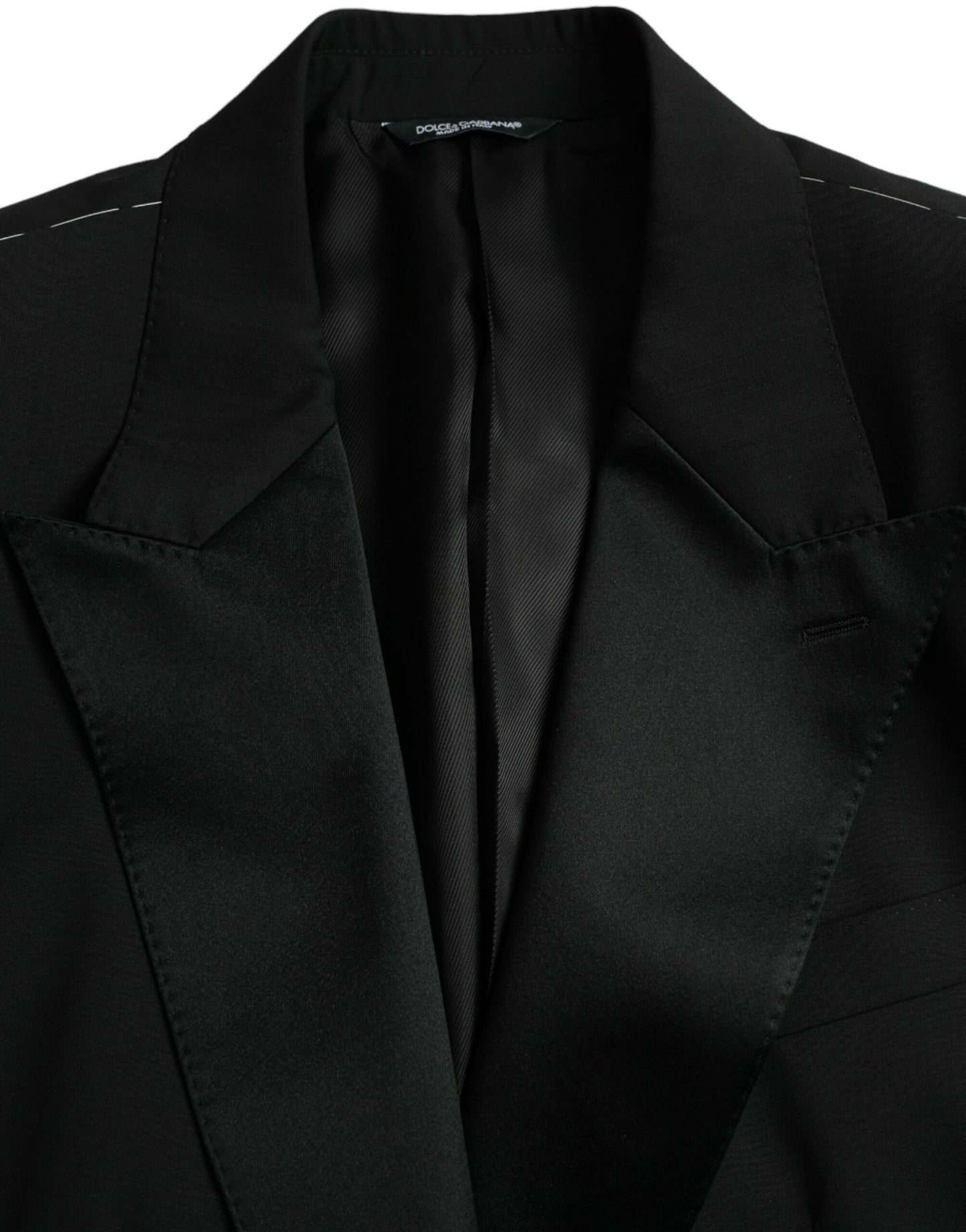 Blazer simple boutonnage noir Dolce & Gabbana SICILIA
