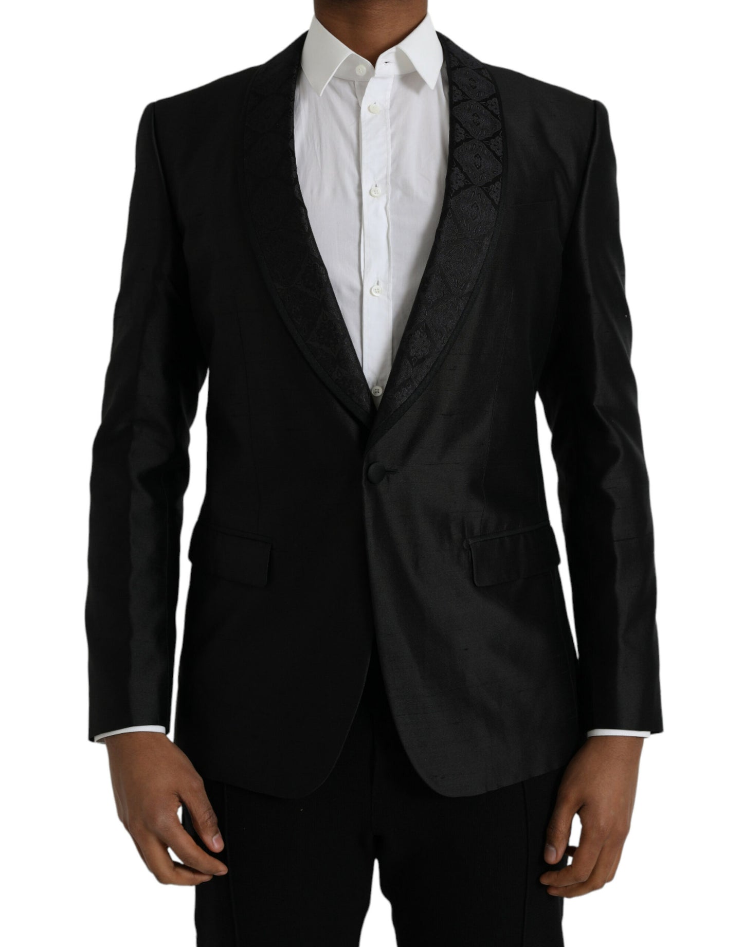 Blazer simple boutonnage noir MARTINI de Dolce & Gabbana