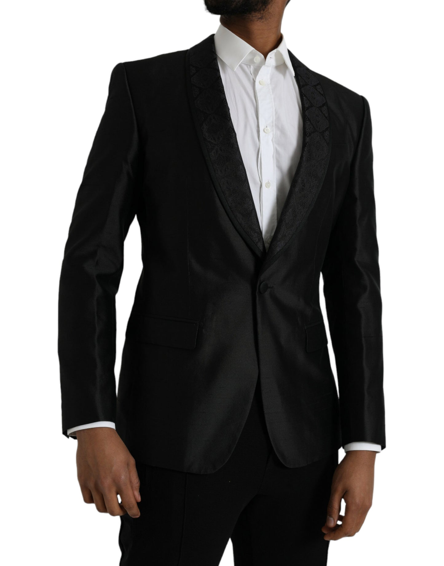 Blazer simple boutonnage noir MARTINI de Dolce & Gabbana