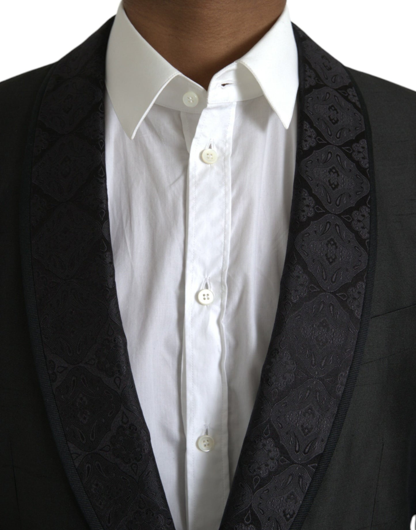 Blazer simple boutonnage noir MARTINI de Dolce & Gabbana