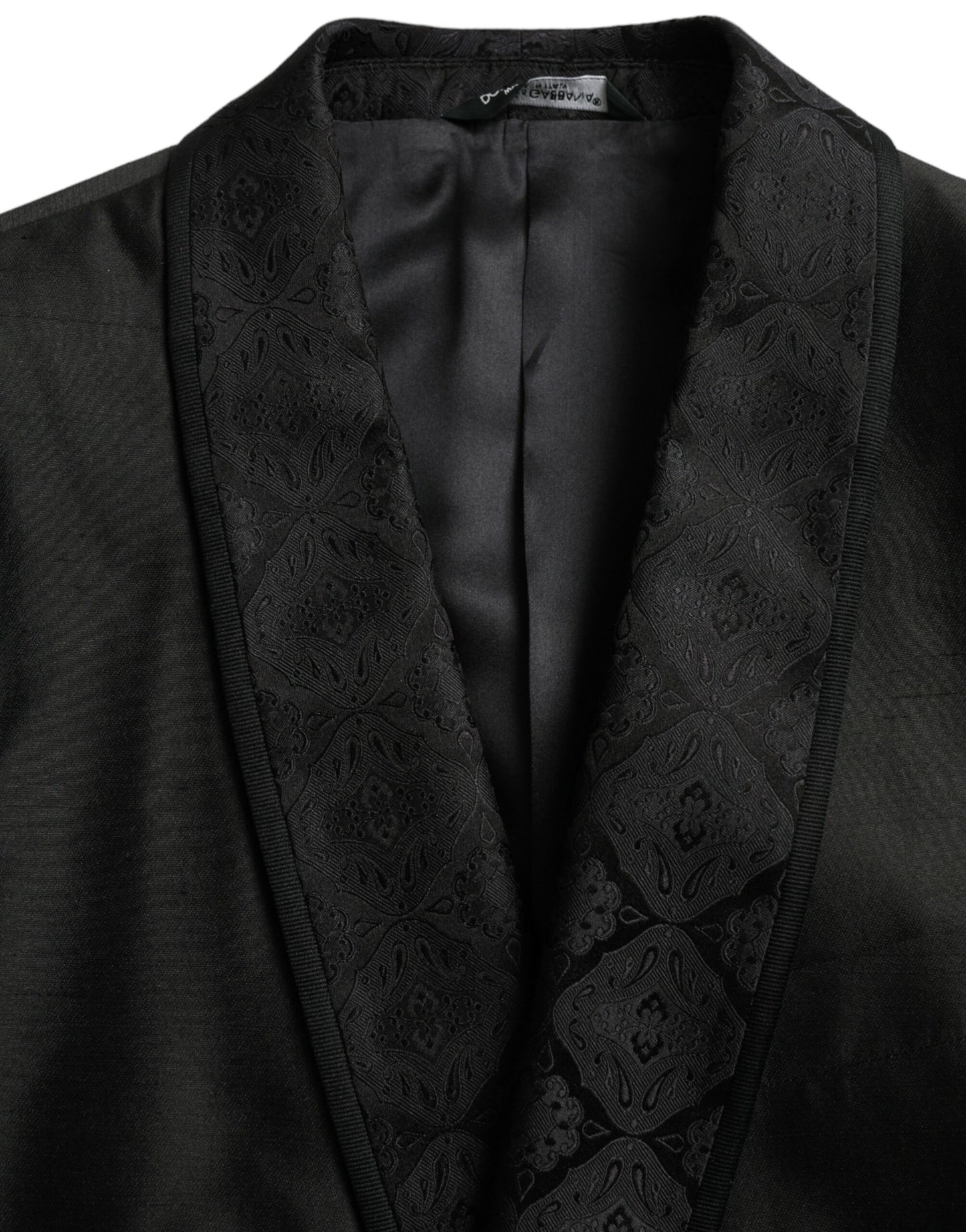 Blazer simple boutonnage noir MARTINI de Dolce & Gabbana