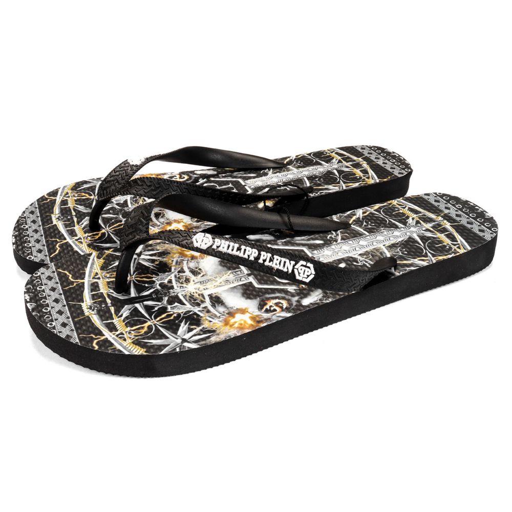 Philipp Plein Mehrfarbige Polyester-Damensandalen
