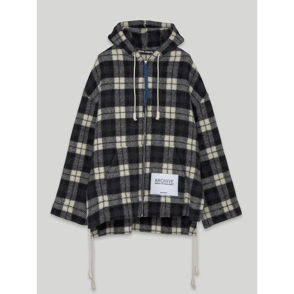Palm Angels Schwarze Kaschmir-Pulloverjacke für Herren