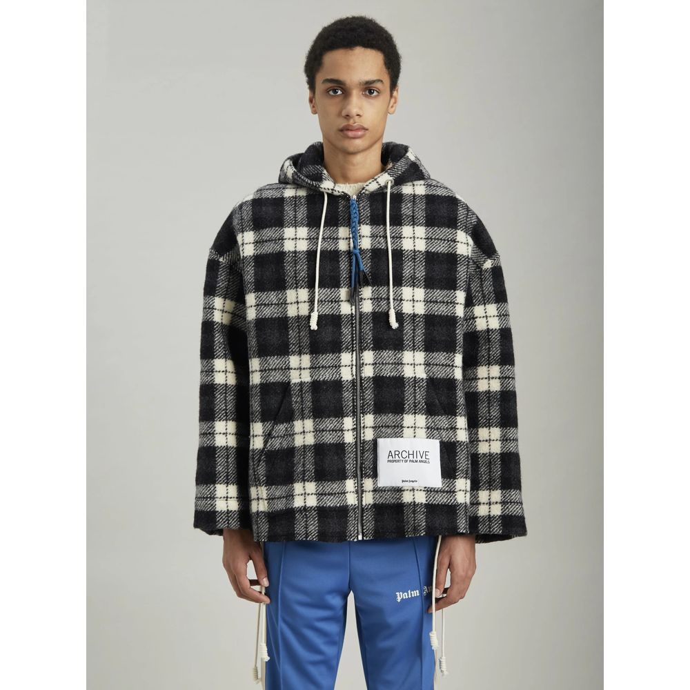Palm Angels Schwarze Kaschmir-Pulloverjacke für Herren