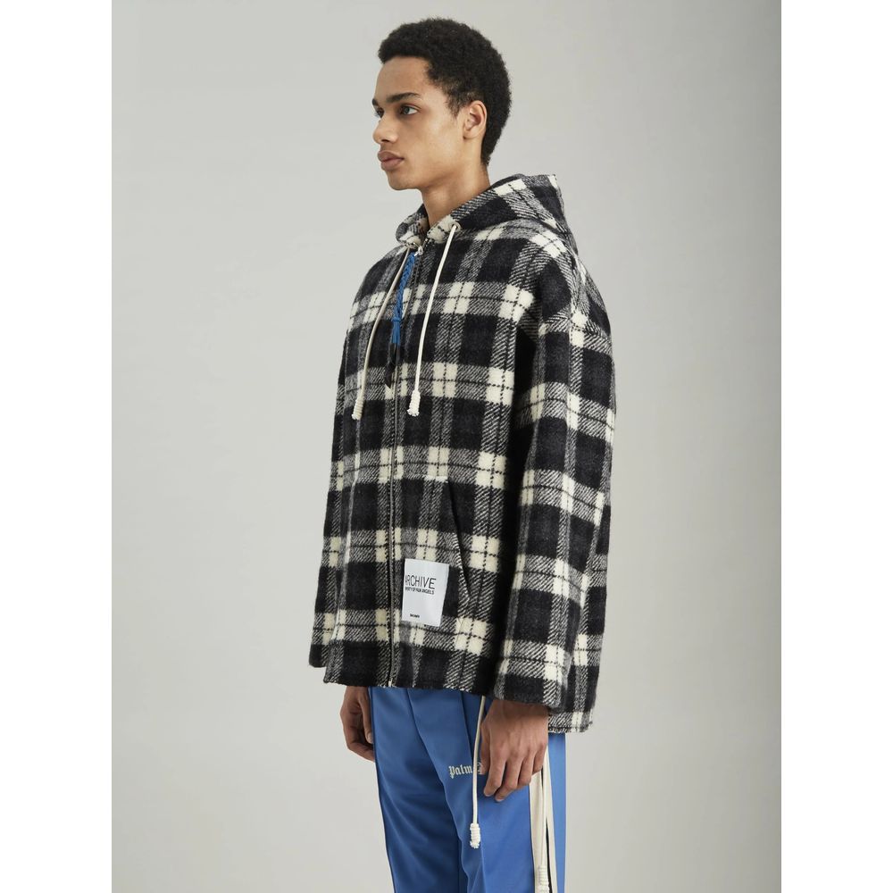 Palm Angels Schwarze Kaschmir-Pulloverjacke für Herren