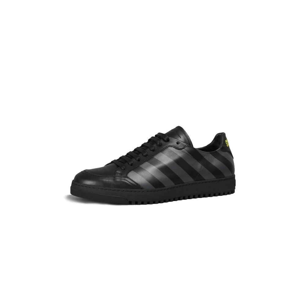 Off-White Damen Sneaker aus schwarzem Kalbsleder