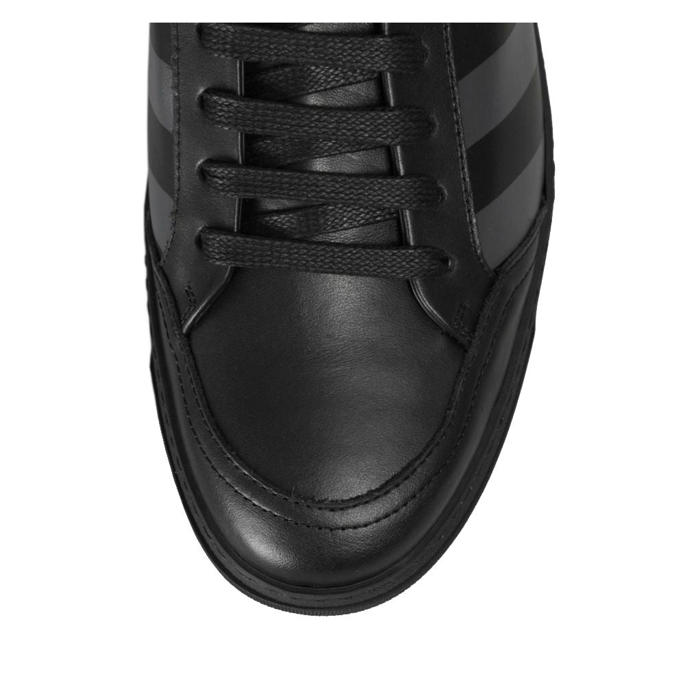 Off-White Damen Sneaker aus schwarzem Kalbsleder