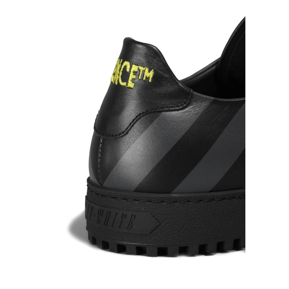Off-White Damen Sneaker aus schwarzem Kalbsleder
