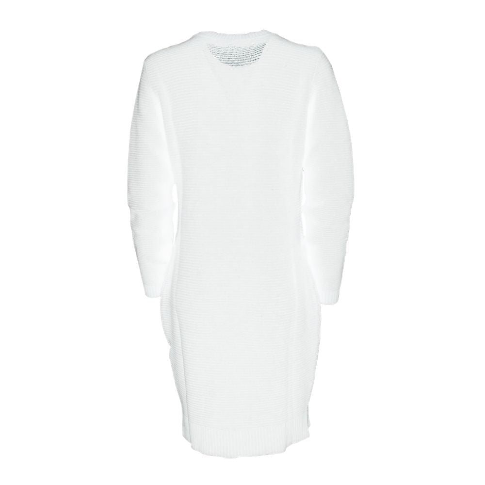 Robe en maille blanche à motif cœurs Love Moschino Chic