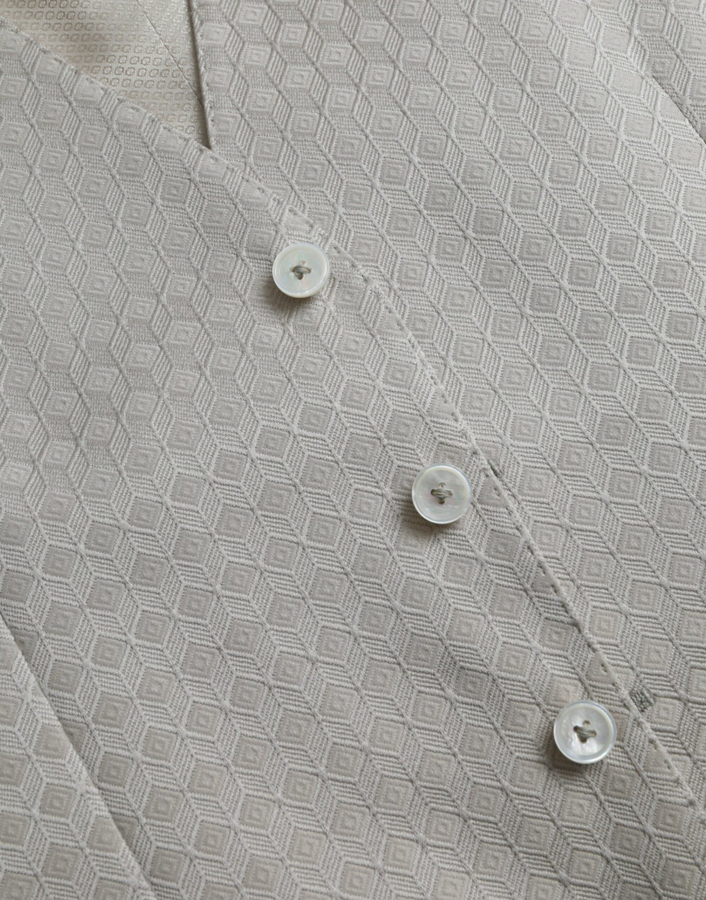 Dolce & Gabbana - Robe gilet en coton blanc cassé - Gilet habillé