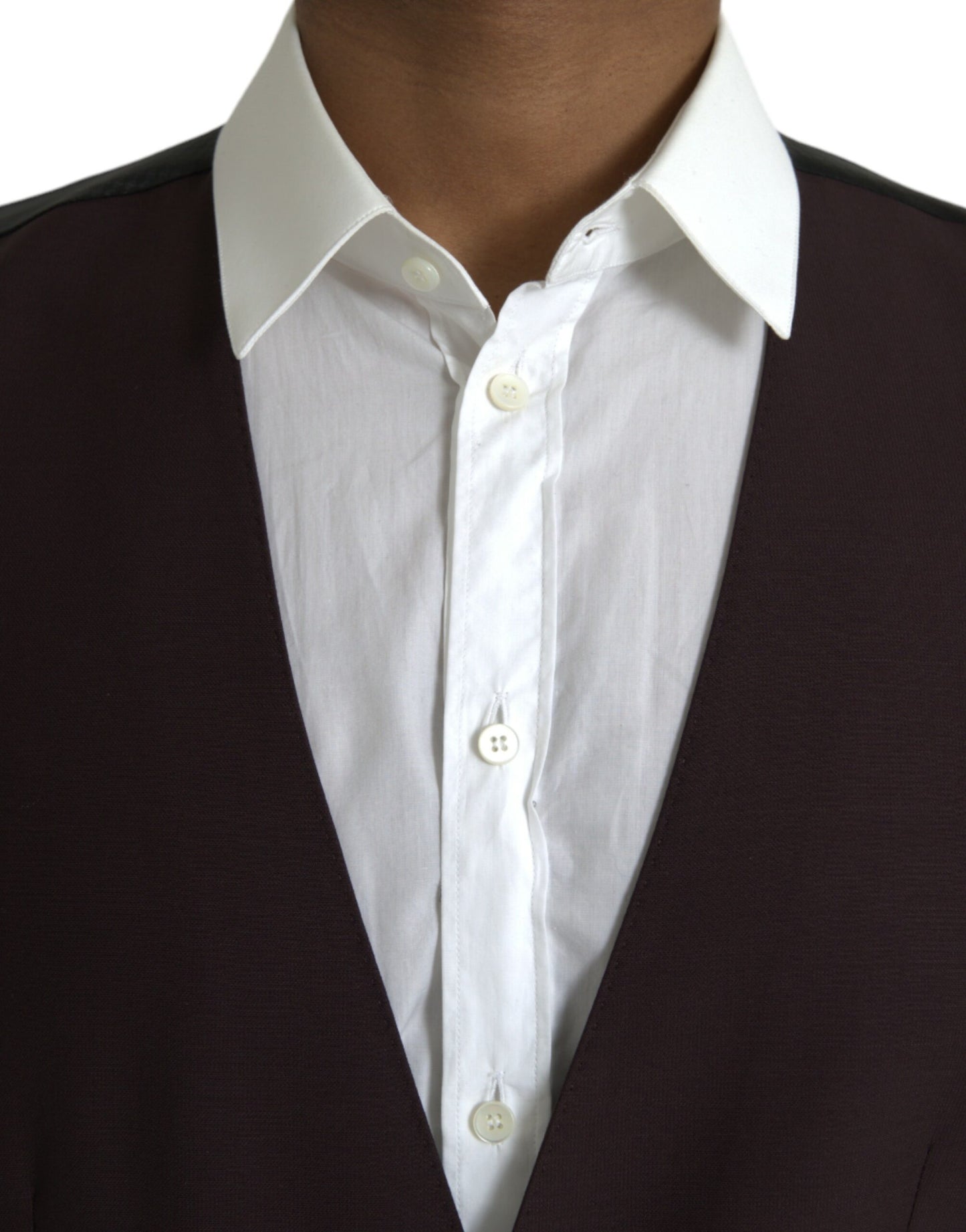Dolce & Gabbana - Robe gilet en laine marron - Gilet habillé