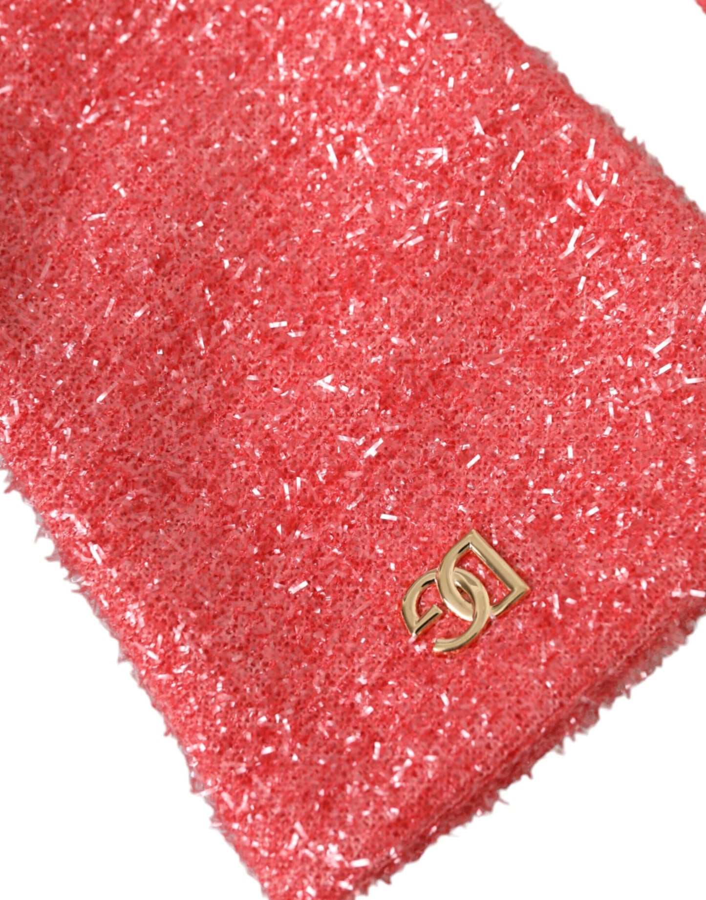Gants mi-longs Dolce & Gabbana en lurex rose Fantasia
