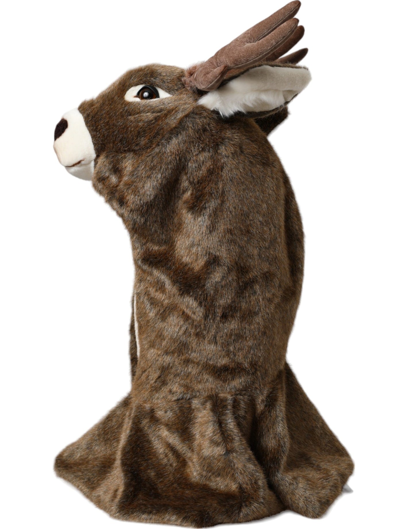 Chapeau en fausse fourrure de cerf marron Dolce & Gabbana