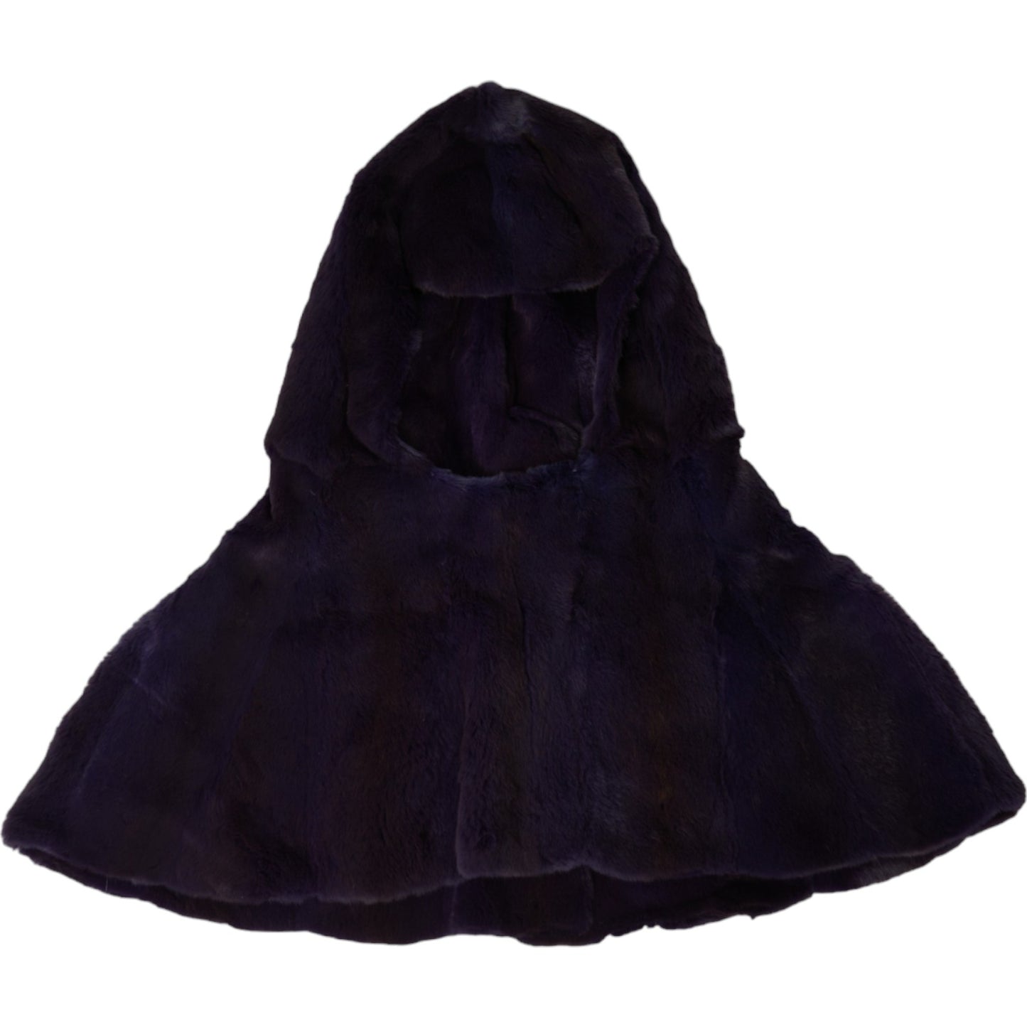 Chapeau enveloppant en fourrure de belette noire Dolce & Gabbana