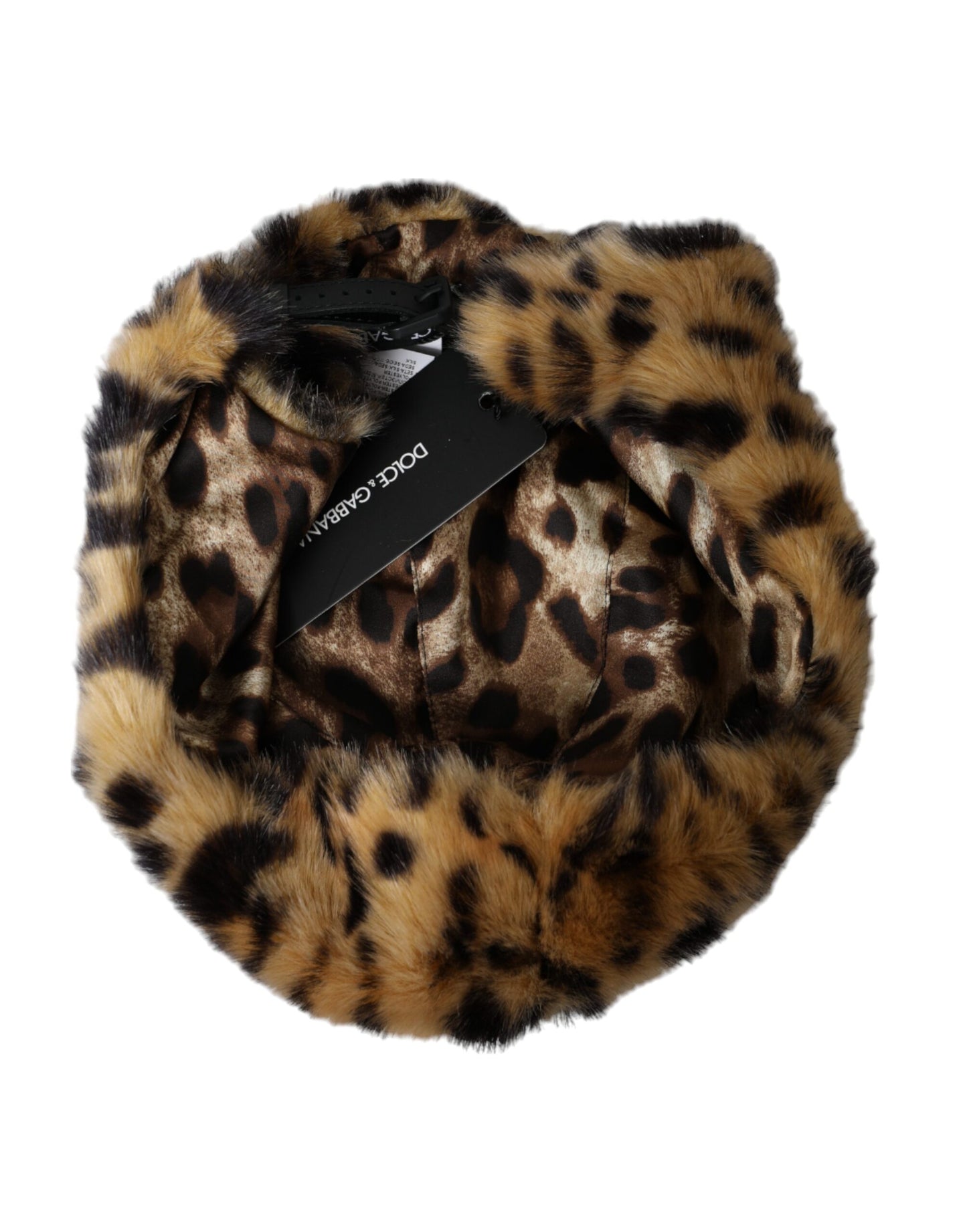 Bob Dolce & Gabbana en fourrure léopard marron pour femme