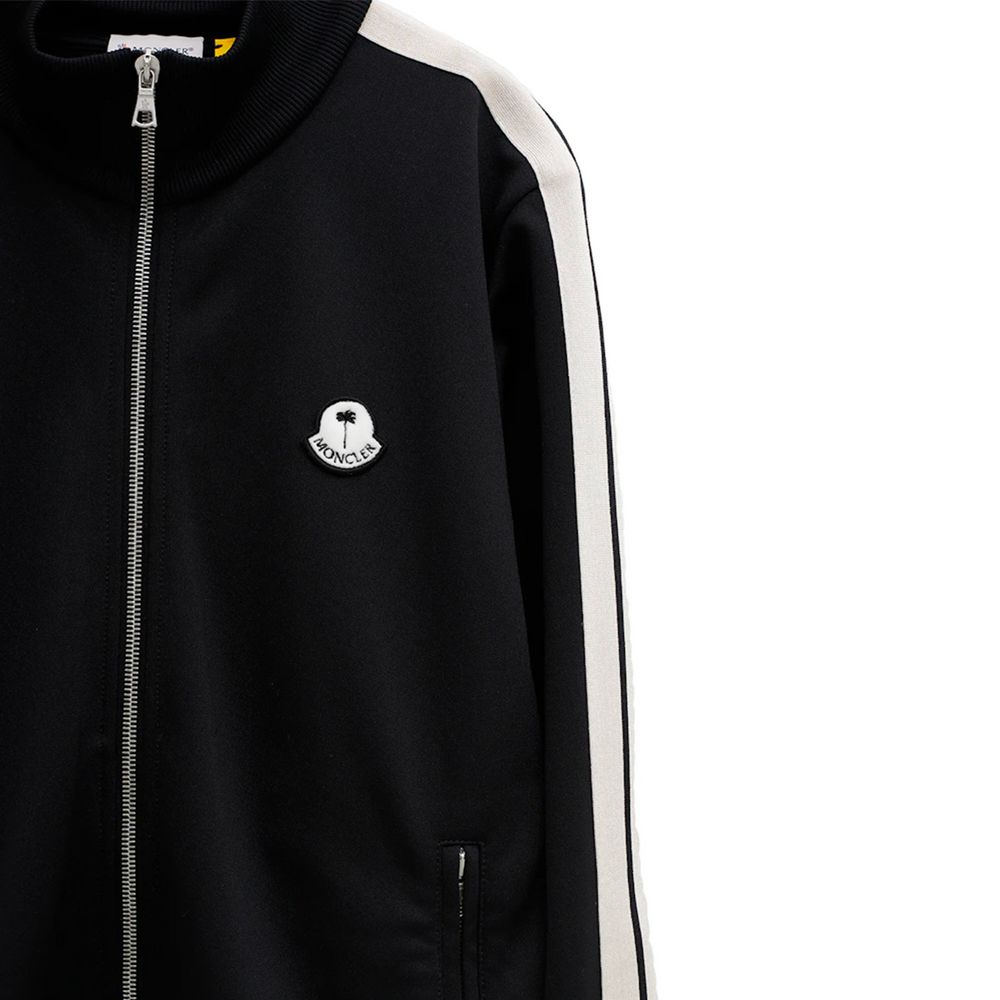 Pull en polyester noir Moncler x Palm Angels