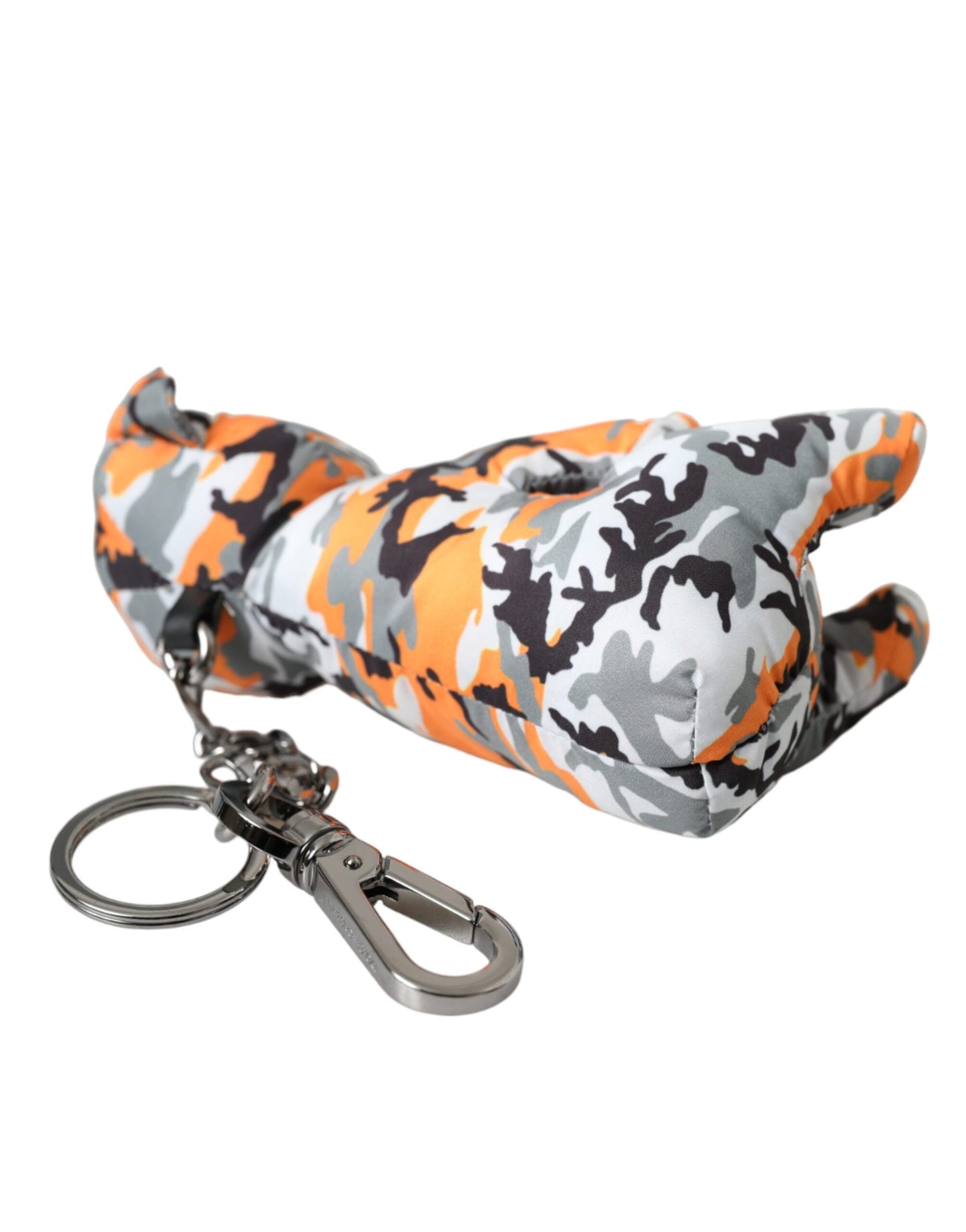 Porte-clés Dolce & Gabbana à motif camouflage multicolore et silhouette animale