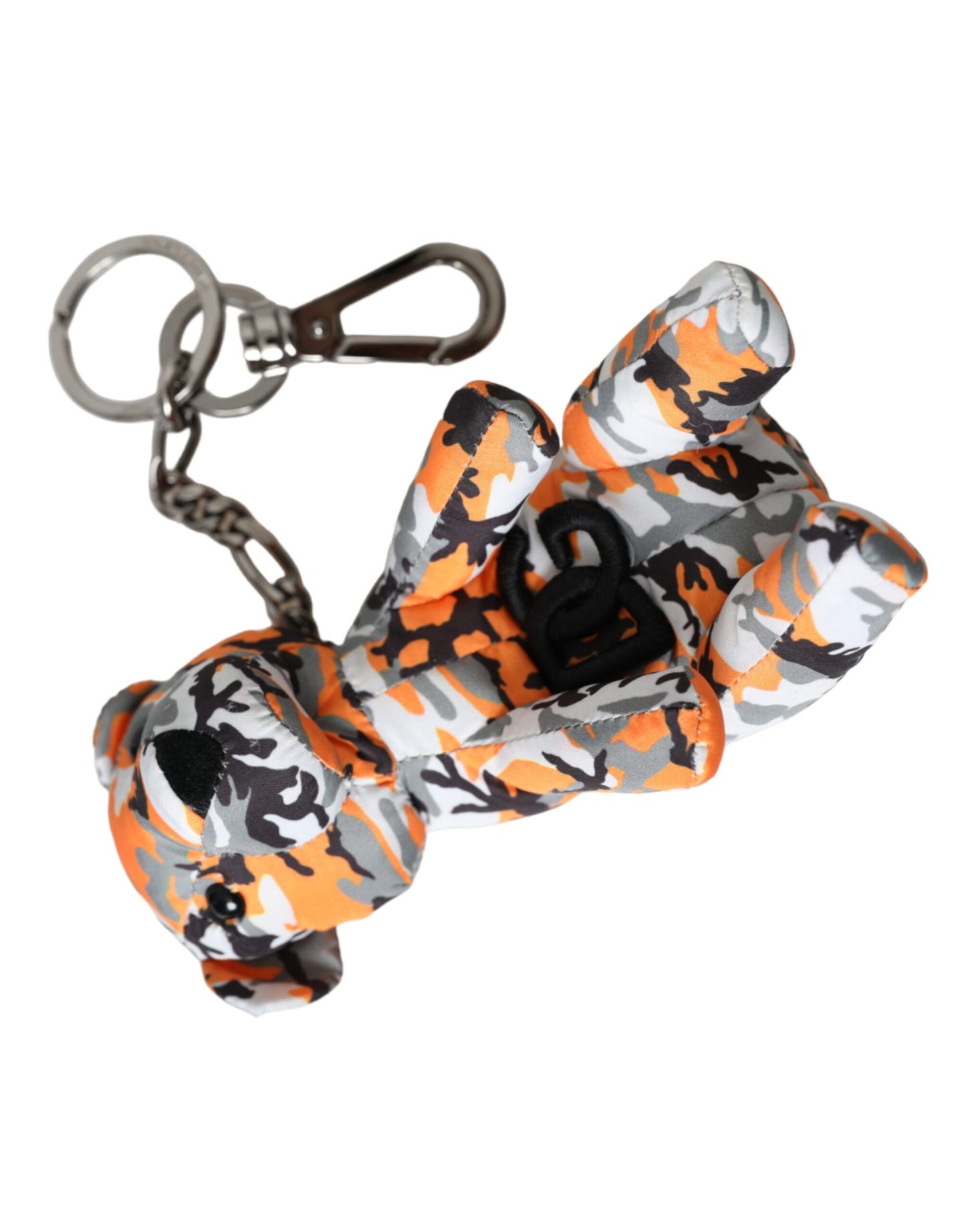 Porte-clés Dolce & Gabbana à motif camouflage multicolore et silhouette animale