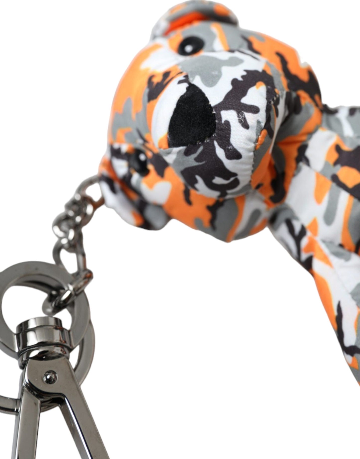 Porte-clés Dolce & Gabbana à motif camouflage multicolore et silhouette animale