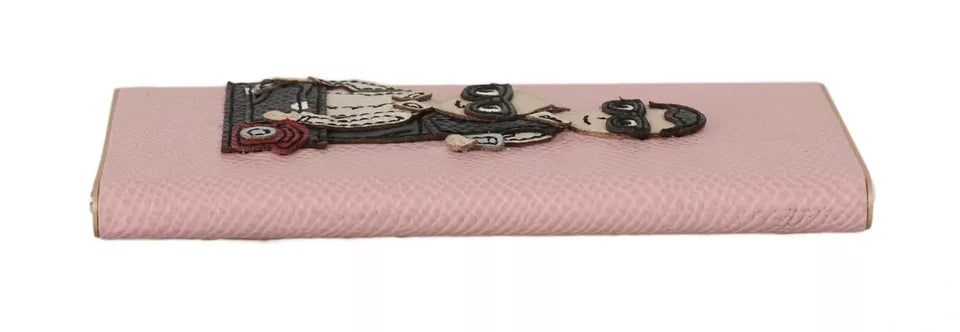 Chargeur USB Dolce & Gabbana en cuir rose #DGFAMILY Power Bank