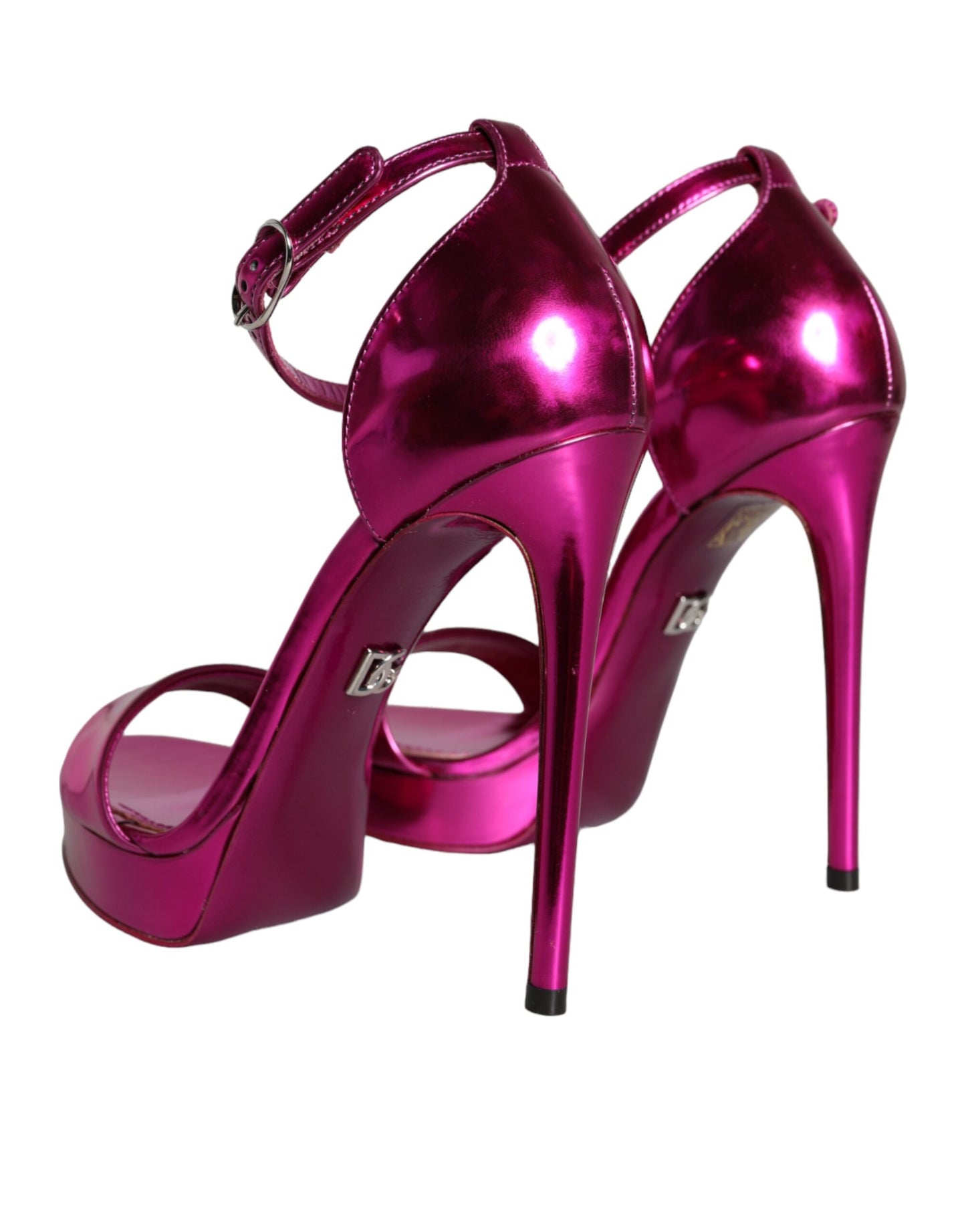 Sandales à talons et bride cheville Dolce & Gabbana Fuchsia KEIRA