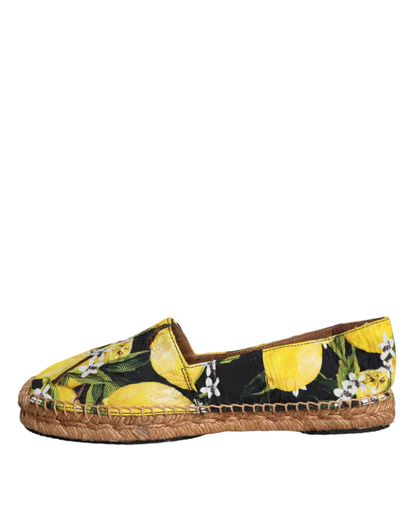 Espadrilles à enfiler Dolce & Gabbana multicolores citron