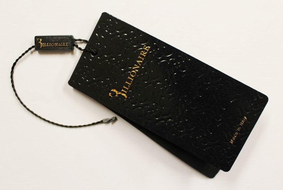 Billionaire Italian Couture – Zweifach-Geldbörse aus braunem Leder