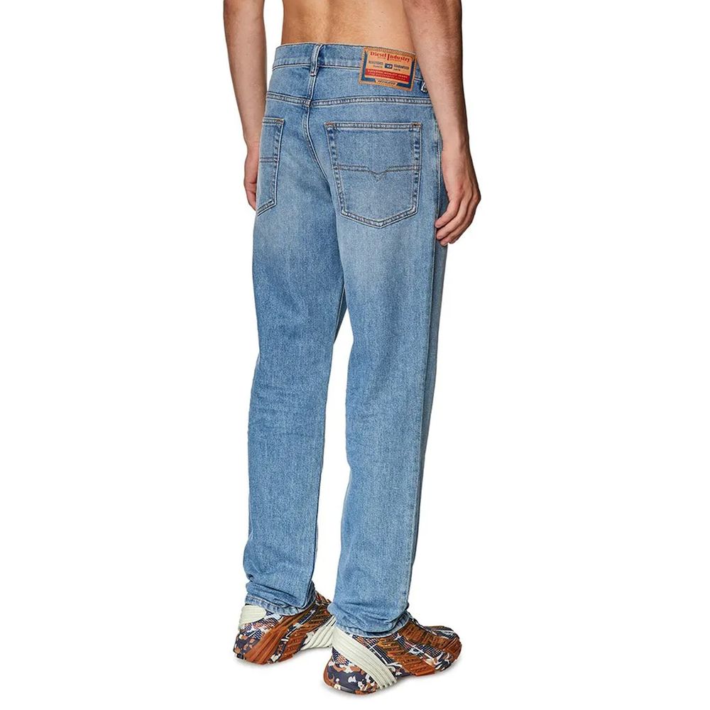 Diesel Herren-Jeans aus hellblauer Baumwolle mit normaler Passform