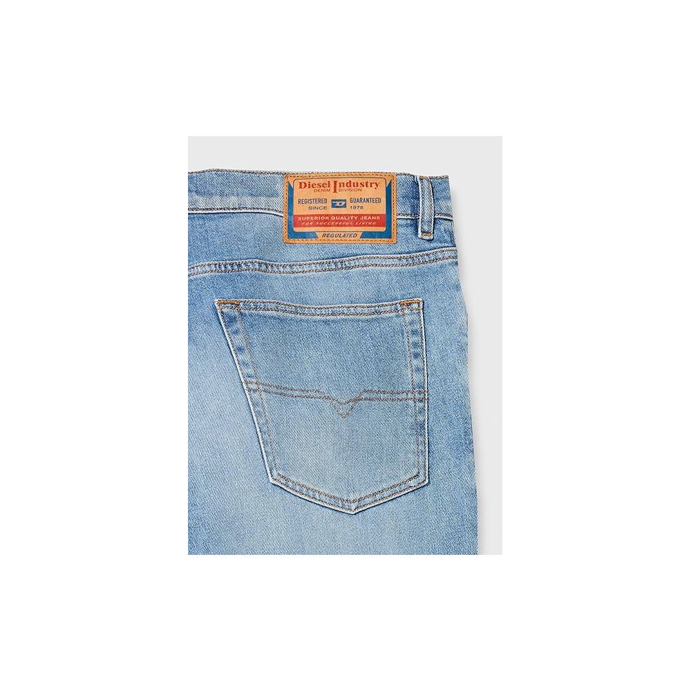 Diesel Herren-Jeans aus hellblauer Baumwolle mit normaler Passform