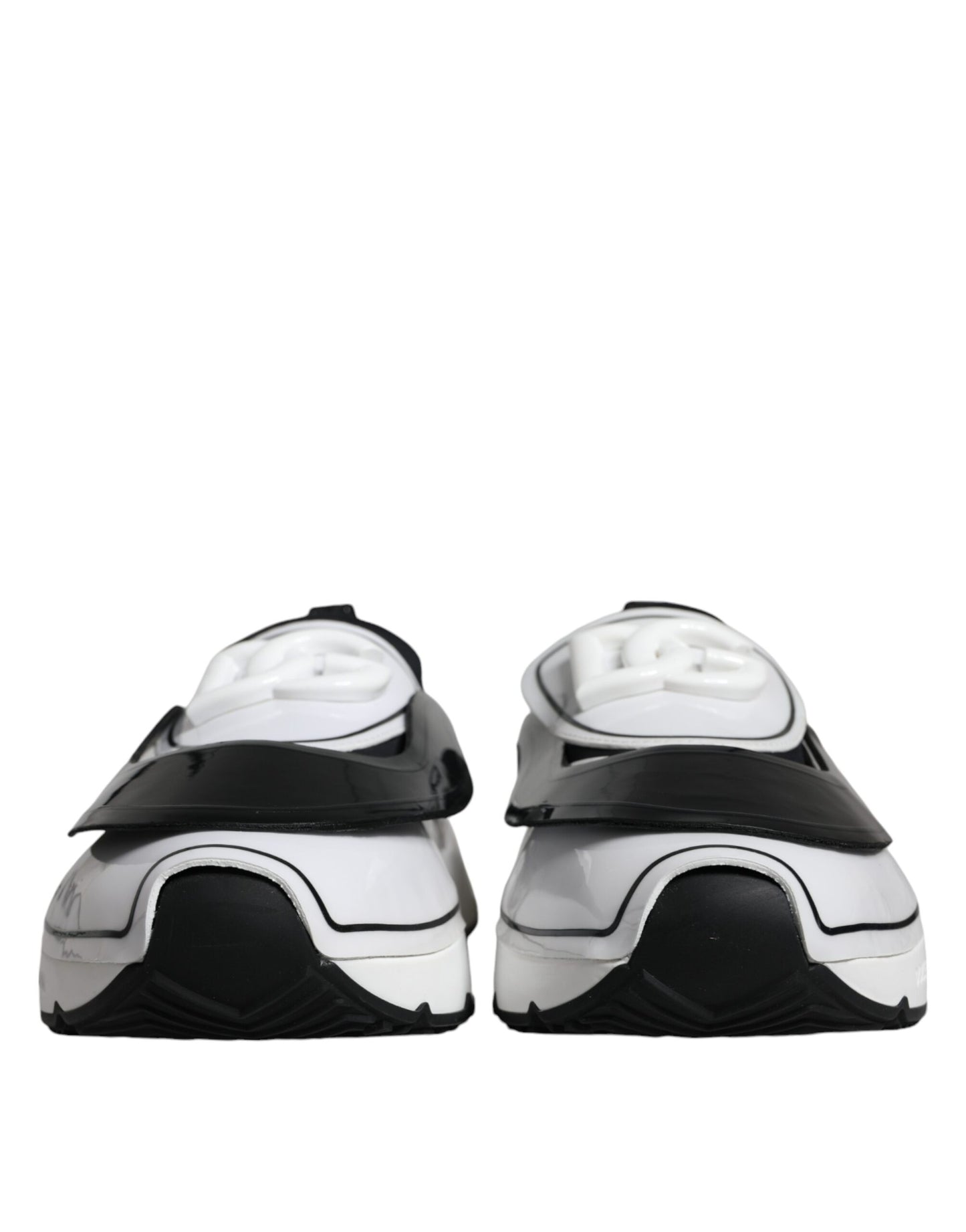 Baskets Daymaster blanches et noires Dolce & Gabbana avec plaque logo