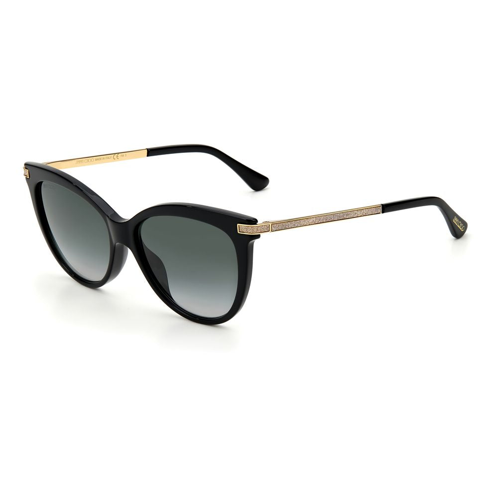 Jimmy Choo – Schwarze Acetat-Sonnenbrille