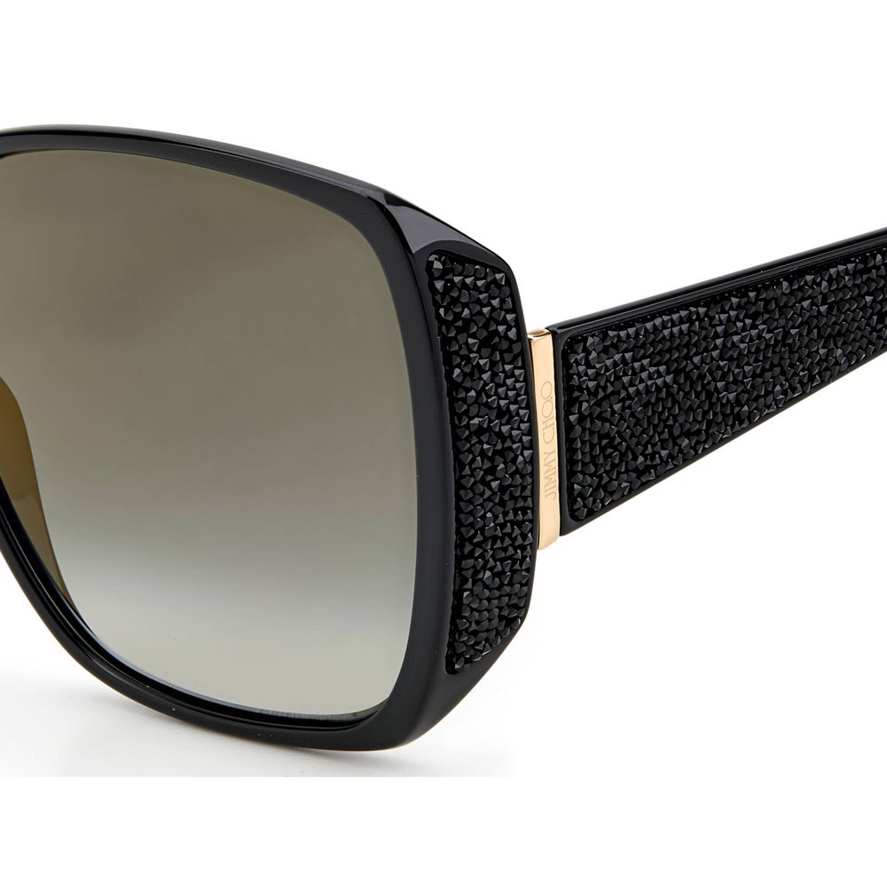 Jimmy Choo Schwarze Sonnenbrille aus Kunststoff