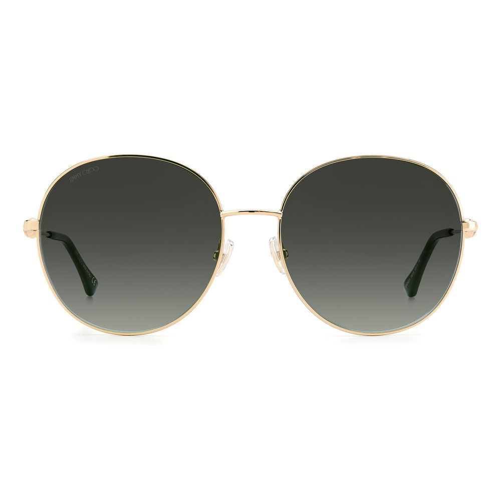 Jimmy Choo – Grüne Sonnenbrille aus Edelstahl