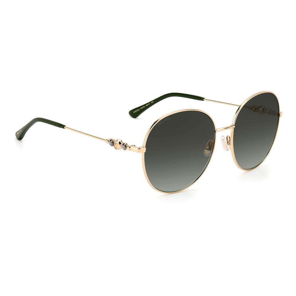 Jimmy Choo – Grüne Sonnenbrille aus Edelstahl