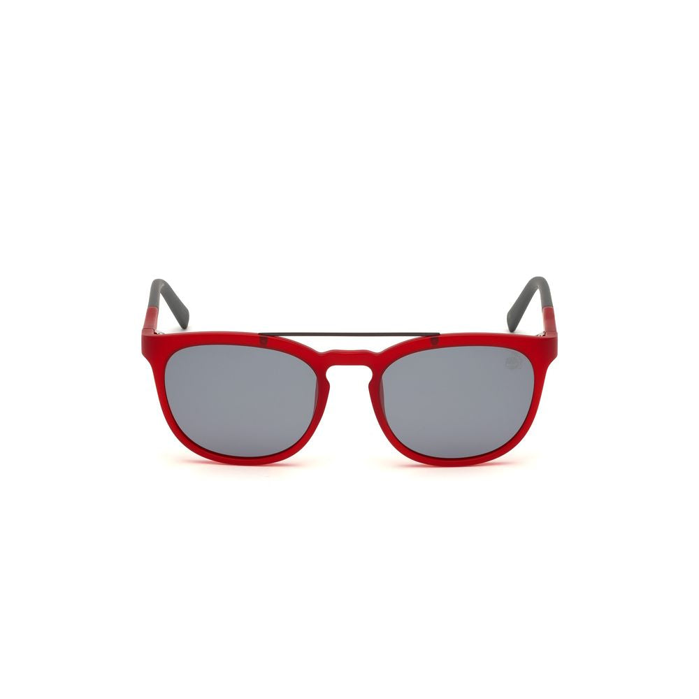 Timberland – Rote Sonnenbrille mit Spritzguss
