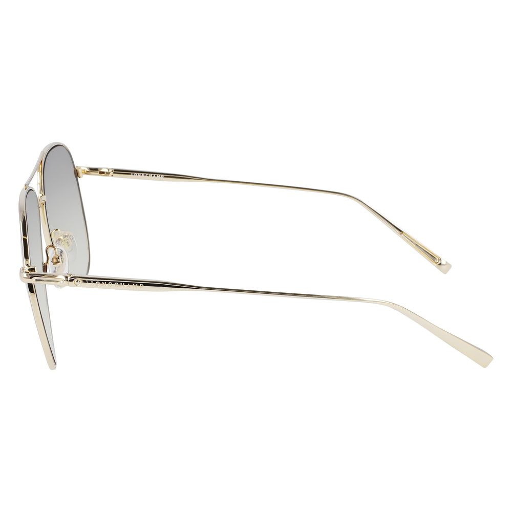 Longchamp Sonnenbrille aus goldenem Metall