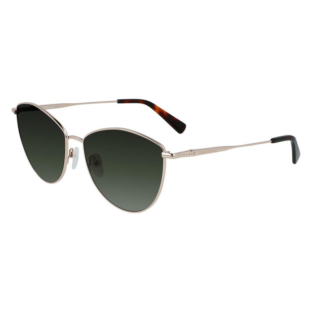 Longchamp Sonnenbrille aus goldenem Metall