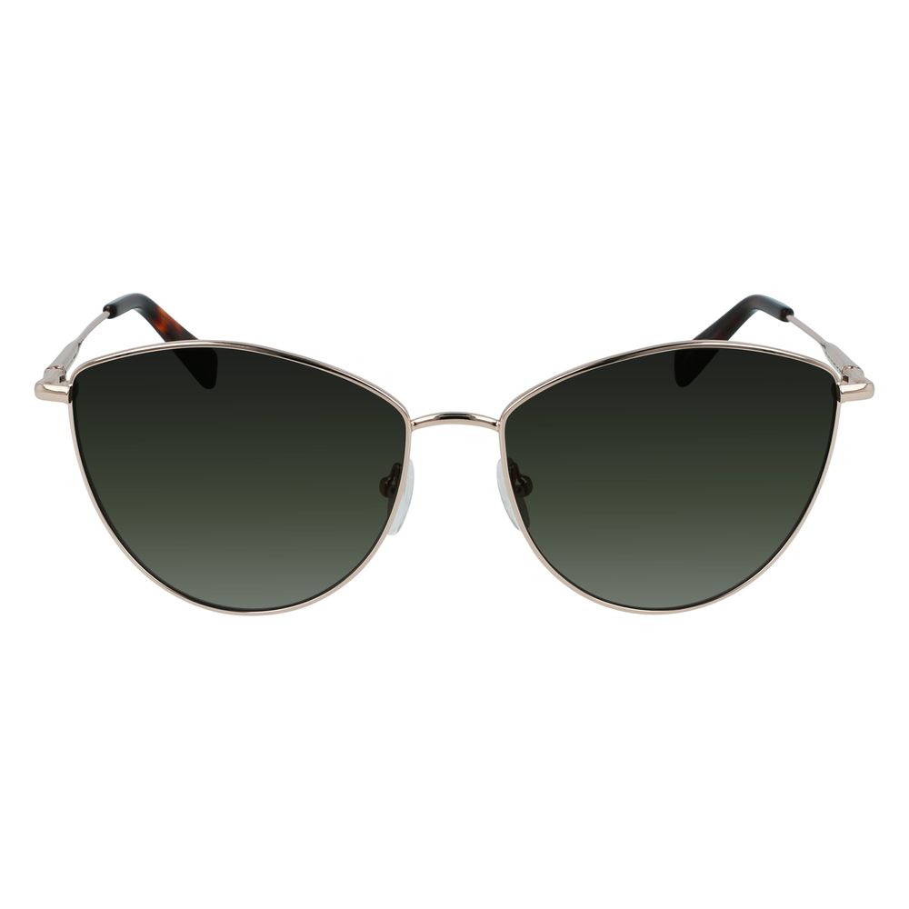 Longchamp Sonnenbrille aus goldenem Metall
