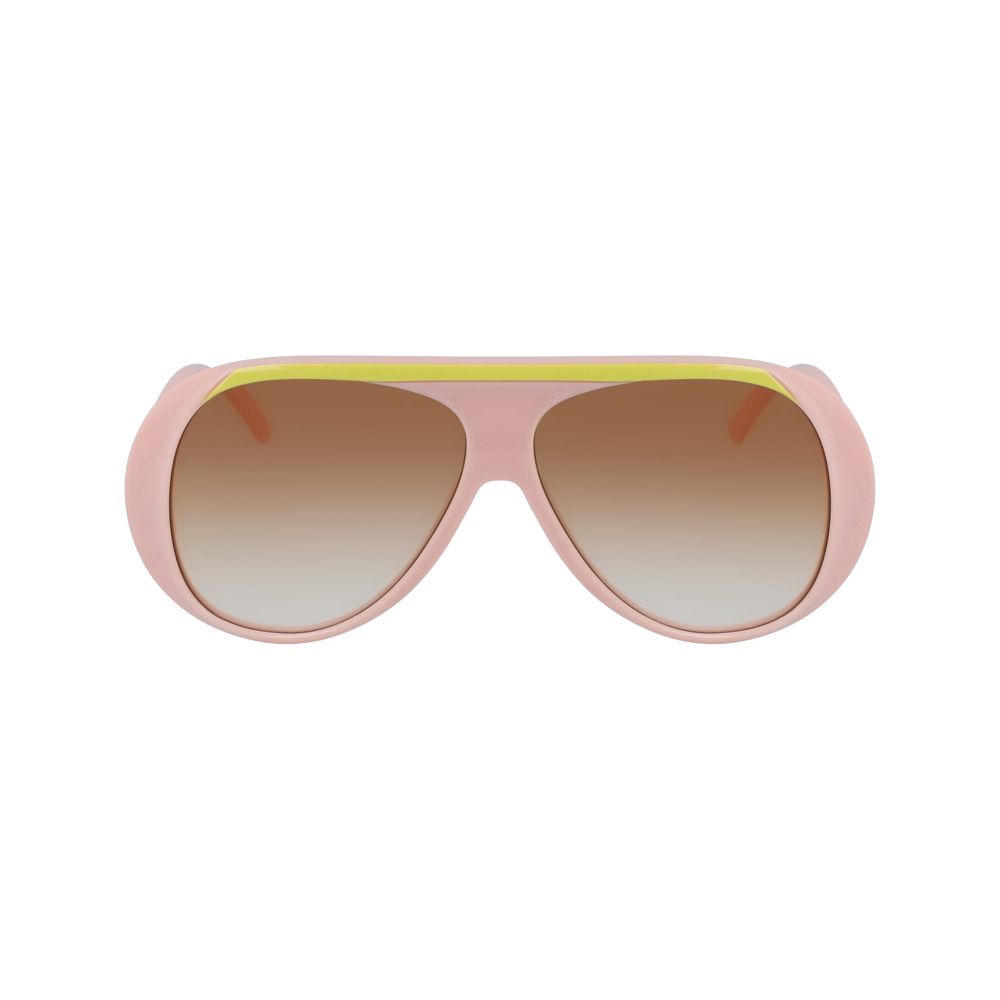 Longchamp Sonnenbrille aus rosa Kunststoff