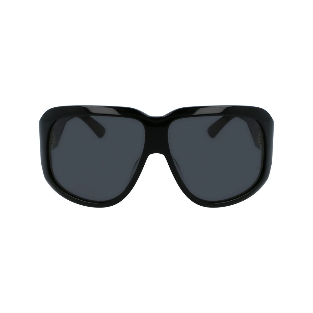 Longchamp – Schwarze Acetat-Sonnenbrille
