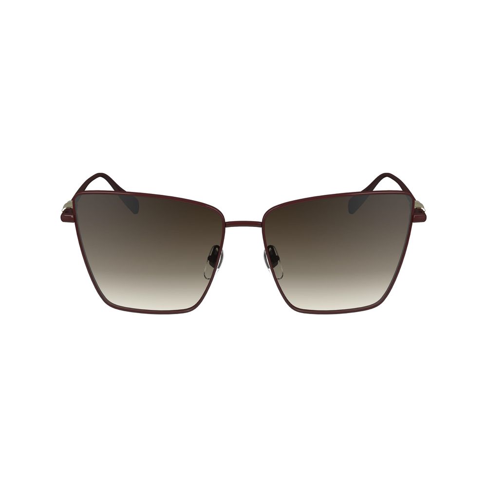 Longchamp Sonnenbrille aus rotem Metall