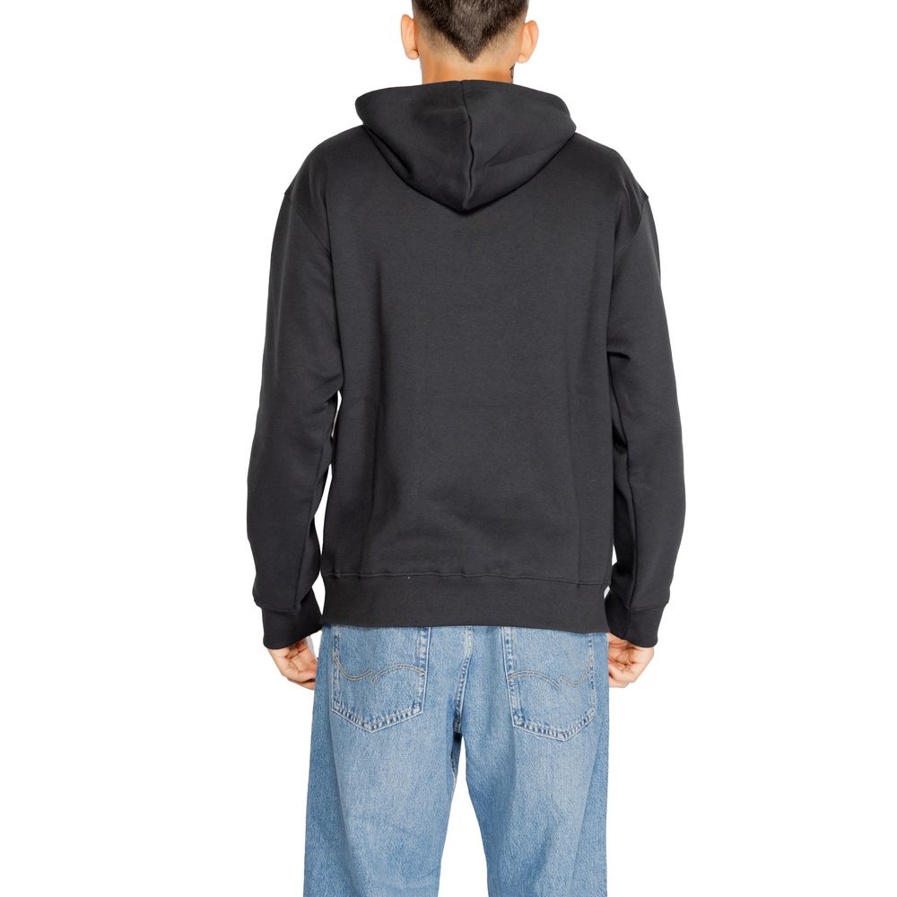 Sweat à capuche en coton noir New Balance