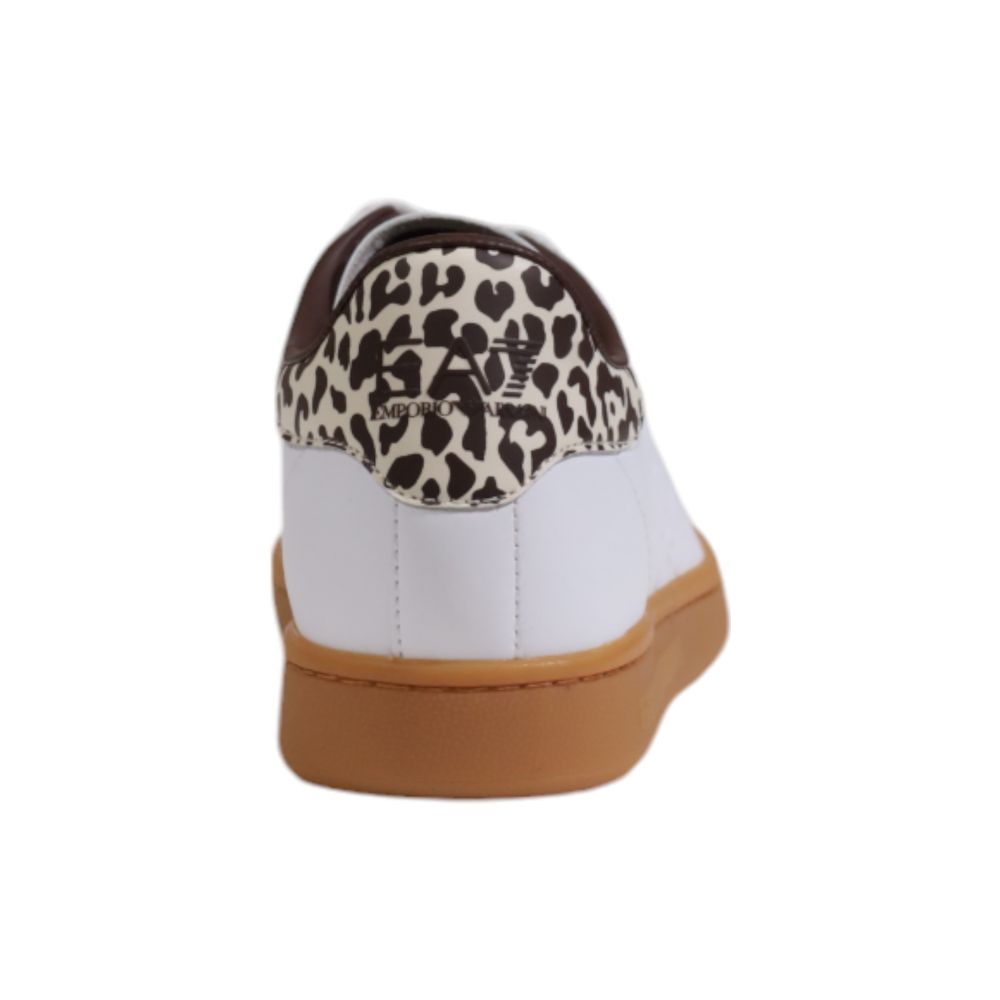 EA7 Emporio Armani Beige Ledersneaker