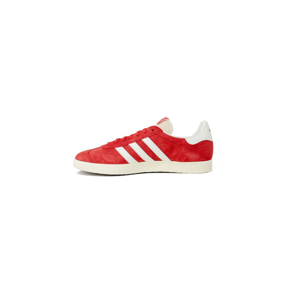 Baskets en cuir suédé orange Adidas