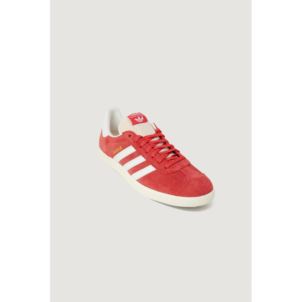 Baskets en cuir suédé orange Adidas